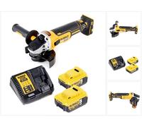 DeWalt DCG 405 P2 Meuleuse d'angle sans fil 18V 125mm Brushless + 2x Batteries 5,0Ah + Chargeur