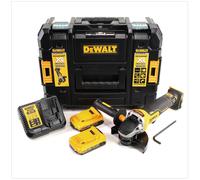 DeWalt DCG 406 D2 18 V 125 mm Brushless Meuleuse d'angle sans fil + 2x Batteries 2 Ah + Chargeur + Coffret de transport TStak