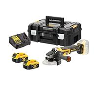 DeWalt DCG405P2-QW Meuleuse XR 18V 5Ah Li-Ion Brushless - 125mm - 2 batteries - coffret TSTAK