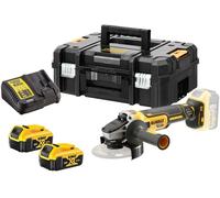 Meuleuse 125 mm XR 18V (2x5AH) en coffret T-STAK - DEWALT - DCG405P2
