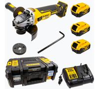 DeWALT Meuleuse angulaire DCG405P3 125 mm XR (18V/3x5,0Ah) Tstak