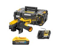 Dewalt DCG409H1T Meuleuse XR 18V Li-Ion 1X5.0Ah Batterie PowerStack + chargeur en T-STAK