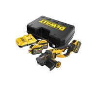 DeWALT DCG460X2 Kit De Meuleuse D'angle Sans Fil Li-ion Flexvolt 54 V (2 Batteries 9,0 Ah) Dans Un Coffret - 230 Mm