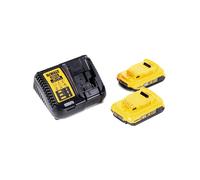 DeWalt DCH 133 D2 Marteau combiné sans fil 18V 2,6J SDS plus Brushless + 2x batterie 2,0Ah + chargeur + TSTAK