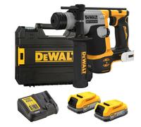 DeWALT DCH172E2T-QW Kit Marteau Perforateur SDS-plus À Batterie Li-ion XR 18 V (2 Batteries POWERSTACK) Dans Un Coffret TSTAK - 1,4 J - Sans Balais