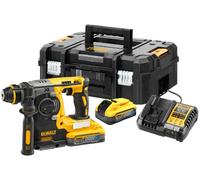 DeWALT DCH273H2T-QW Marteau combiné sans fil (2,1J/18V/2x5,0Ah PowerStack) Tstak