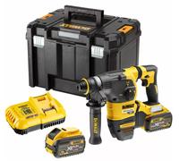 DeWALT DCH333X2-QW Kit Marteau Combiné SDS-plus À Batterie Li-ion XR FlexVolt 54 V (2 X 9,0 Ah) Dans Un Coffret TSTAK - 3,5 J - Sans Balais