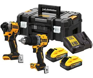 DeWALT DCK2050H2T Comboset (DCD805+DCF850+DCB115+18V/5,0Ah PowerStack)Tstak