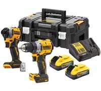 DeWALT DCK2051H2T Combo set PowerStack XR (DCD800+DCF850+18V/2x5,0Ah ) Tstak