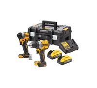 DeWALT DCK2051P2T 18 V Li-ion Batterie Visseuse/perceuse (DCD800) & Tournevis À Percussion (DCF850) Ensemble Combiné (2 Batteries 5,0 Ah) Dans TSTAK