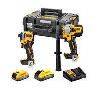 DeWALT PowerStack DCK2052H1E1T Pack de batteries combiné(DCD999+DCF850+18V/1,7Ah/5,0Ah)