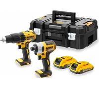 DEWALT DCK2060D2T-QW - Clé à chocs - poignée pistolet - jaune - batterie - Lithium-Ion (Li-Ion) - 2 Ah