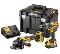 Pack 2 outils DEWALT DCK2080P2T (DCD796 + DCG405) XR 18V Li-Ion (2x5Ah)