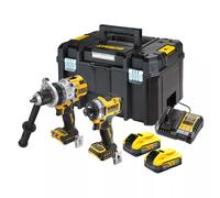 DeWALT DCK2200H2T Kit Combiné Perceuse/visseuse À Percussion (DCD1007) Et Visseuse À Percussion (DCF860) 18 V Li-ion (2 Batteries 5,0 Ah) Dans TSTAK