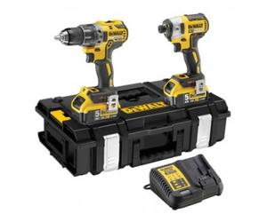 DeWALT DCK266P2 Comboset Perceuse a percussion DCD796 + DCF887 + (18V/2x5,0Ah)+valise