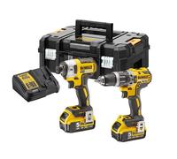 DEWALT DCK266P2T XR Pack Jumeau Sans Balai 18V 2 X 5,0Ah Li-ion DEWDCK266P2T