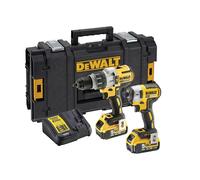 DEWALT DCK276P2 Pack Jumeau Sans Balai 18V 2 X 5.0Ah Li-ion DEWDCK276P2