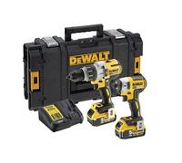 DEWALT DCK276P2 Pack Jumeau Sans Balai 18V 2 X 5.0Ah Li-ion DEWDCK276P2