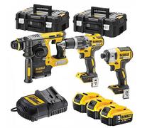 Pack 3 outils DEWALT DCK368P3T 18V Li-Ion (3 x 5,0 Ah)