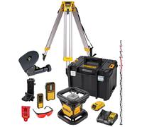DeWALT DCK374D1R Niveau laser rotatif rouge 360 ° XR (18V/1x2,0Ah)Tstak box
