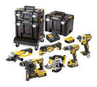 Pack 6 machines sans fil DeWalt DCK654P3T-QW 18V Li-ion 5Ah