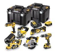 Dewalt DCK665P3T-QW Pack 6 outils 18V (3x5,0 Ah) dans 2 coffrets TSTAK VI