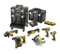 DeWALT DCK685P3T 18V Li-Ion Battery 6-piece Combination Set (3x 5.0Ah Battery) In TSTAK (incl. Trolley) - Brushless