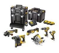 DeWalt DCK685P3T-QW DCK685P3T Set 6 pièces 18V 5.0Ah Li-Ion en TSTAK + Cart