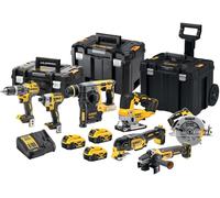 DeWALT DCK755P3T-QW Kit Combiné 7 Pièces Avec Batterie Li-ion 18 V (3 Batteries De 5,0 Ah) Dans Un TSTAK - Sans Balais