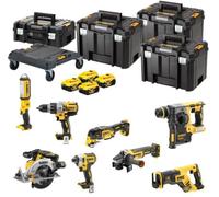 DeWalt Kit perceuse à percussion sans fil 18V / 5Ah DeWalt DCD 996, DCF 887, DCH 273, DCG 405, DCS 367, DCS 356, DCS 565, DCL 050, DCB 184 Quantité:1
