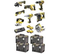 Dewalt DCK865P4T-QW 2 vitesses-Perceuse-visseuse à percussion sans fil, Clé à chocs sans fil, Marteau perforateur sans