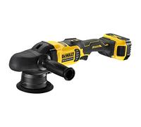 DeWalt DCM848P2-QW Polisseuse à Double action XR 18V 5Ah Li-Ion Brushless - 2 Batteries Jaune