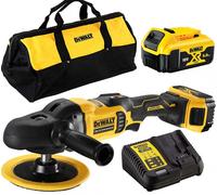 DeWALT DCM849P2 Polisseuse rotative 125-180 mm XR (18V/2x5,0Ah) Sac