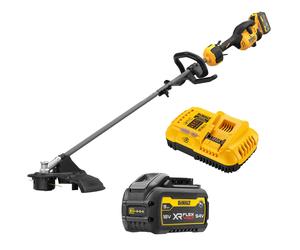 DeWALT DCMAS5713X1 54V XR FLEXVOLT Système Combiné Sans Fil Avec Set De Tête De Débroussailleuse À Arbre Fendu (1x Batterie 9.0Ah) - Sans Balais - 38mm