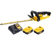 Dewalt DCMHT 563 P2 Taille-haies sans fil 18 V 55 cm + 2x batterie 5,0 Ah + chargeur