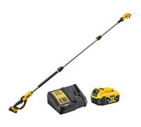 DEWALT - Sécateur sur perche XR 18V, inclus batterie 5Ah et chargeur, DCMPP569P1-QW