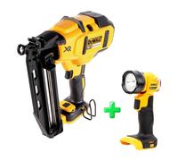 DeWalt DCN 660 N Cloueuse sans fil 18V 32 - 63mm Brushless Solo + DeWalt DCL 040 18V XR Li-Ion Lampe sans fil
