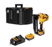 DeWALT DCN660P2 Cloueuse De Finition Sans Fil 18V Li-Ion Set (2x Batterie 5,0Ah) Dans Coffret - Moteur Sans Charbon - 16 Gauge - 32-63mm