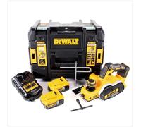 DeWalt DCP 580 P2 18 V Rabot sans fil 82 mm avec boîtier TSTAK VI + 2x Batteries DCB 184 5,0 Ah + 1x Chargeur DCB 115