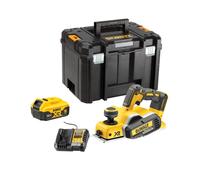 Dewalt DCP580P1-QW Rabot XR 18V Li-Ion 1 X 5,0 Ah Batteries + chargeur en coffret TSTAK