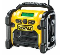 DeWalt DCR020 - Radio De Chantier DAB+ Li-Ion 10,8-18V - Marche Sur Batteries & Secteur
