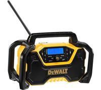 DeWALT DCR029-QW 18V Li-ion XR Batterie DAB+ Radio De Chantier Avec Fonction De Recharge - Fonctionne Sur Secteur Et Batterie