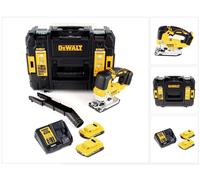 DeWalt DCS 334 D2 Scie sauteuse pendulaire sans fil Brushless 18V + 2x Batteries 2,0Ah + Chargeur + Coffret de transport