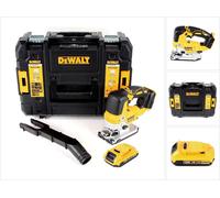 DeWalt DCS 334 NT Scie sauteuse pendulaire sans fil Brushless 18V + 1x Batterie 2,0Ah + Coffret de transport - sans chargeur