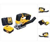 DeWalt DCS 334 P1 Scie sauteuse pendulaire sans fil Brushless 18V + 1x Batterie 5,0Ah + Chargeur