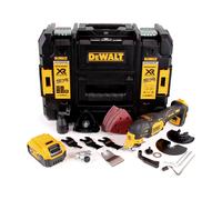 DeWalt DCS 356 NT Outil multifonction oscillant sans fil 18V Brushless + 35 pièces d'accessoires + 1x Batterie 5,0 Ah + Coffret de transport - sans chargeur