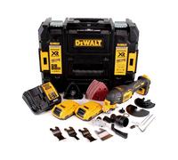 DeWalt DCS 356 S2 Outil multifonction oscillant sans fil 18V Brushless + 35 pièces d'accessoires + 2x Batteries 2,0Ah + Chargeur + Coffret de transport