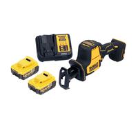 DeWalt DCS 369 M2 Scie sabre sans fil Scie réversible 18 V Brushless + 2x batterie 4,0 Ah + chargeur