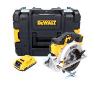DeWalt DCS 391 NT Scie circulaire portative sans fil 18 V 165 mm + 1x batterie 2,0 Ah + TSTAK - sans chargeur
