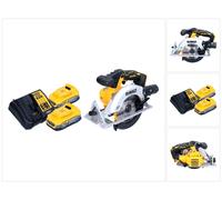 DeWalt DCS 565 E2 Scie circulaire 18 V 165 mm Brushless + 2x Powerstack batterie 1,7 Ah + chargeur